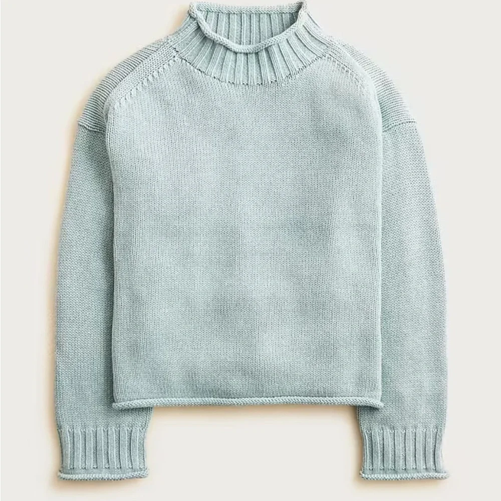 2025 Rollneck™ sweater in Sheer Blue